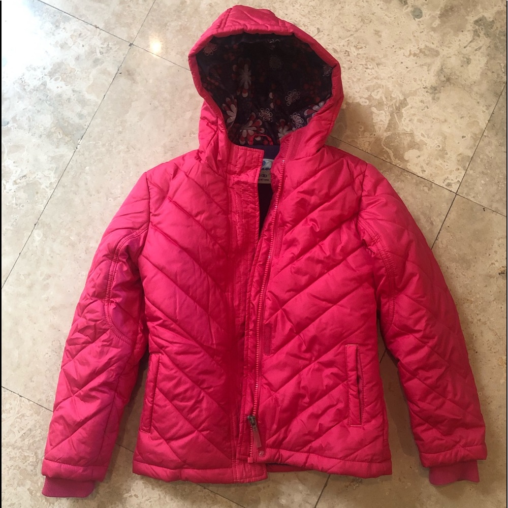 Girls size 8 winter pink jacket